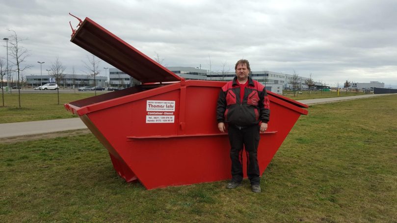 6m³ Deckelcontainer