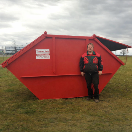 10 m³ Deckelcontainer